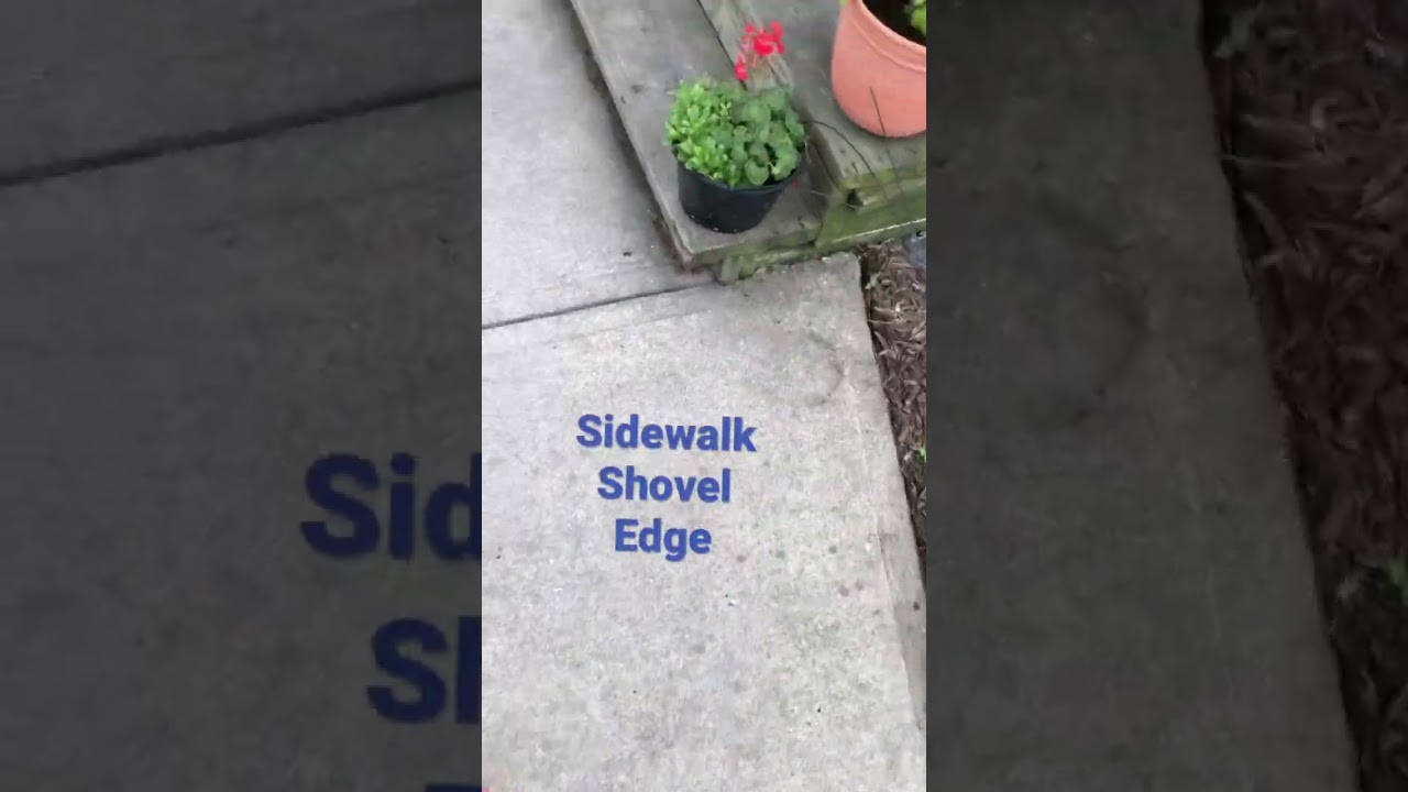 Sidewalk Shovel Edge 
