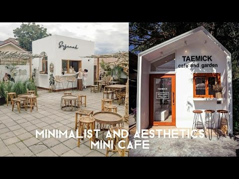 Minimalist and Aesthetics Cafe Shop Idea/ Minimalist Coffee Shop Design/Team Kahoy/Team Puti