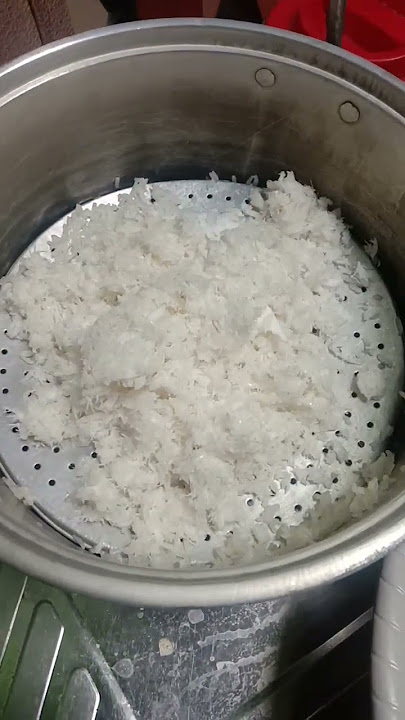 masak ketan dengan cara dikukus