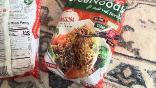 Honest Review Yakisoba GreeNoodles | Healthy Ramen With Moroheiya