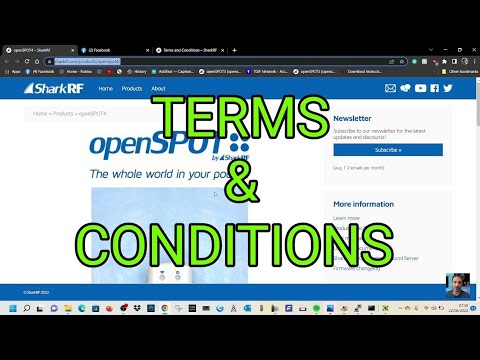 OPENSPOT -SHAR RF - Terms and Conditons Link