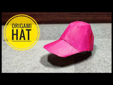 Origami Hat | Origami Cap | Origami tutorial | Paper craft