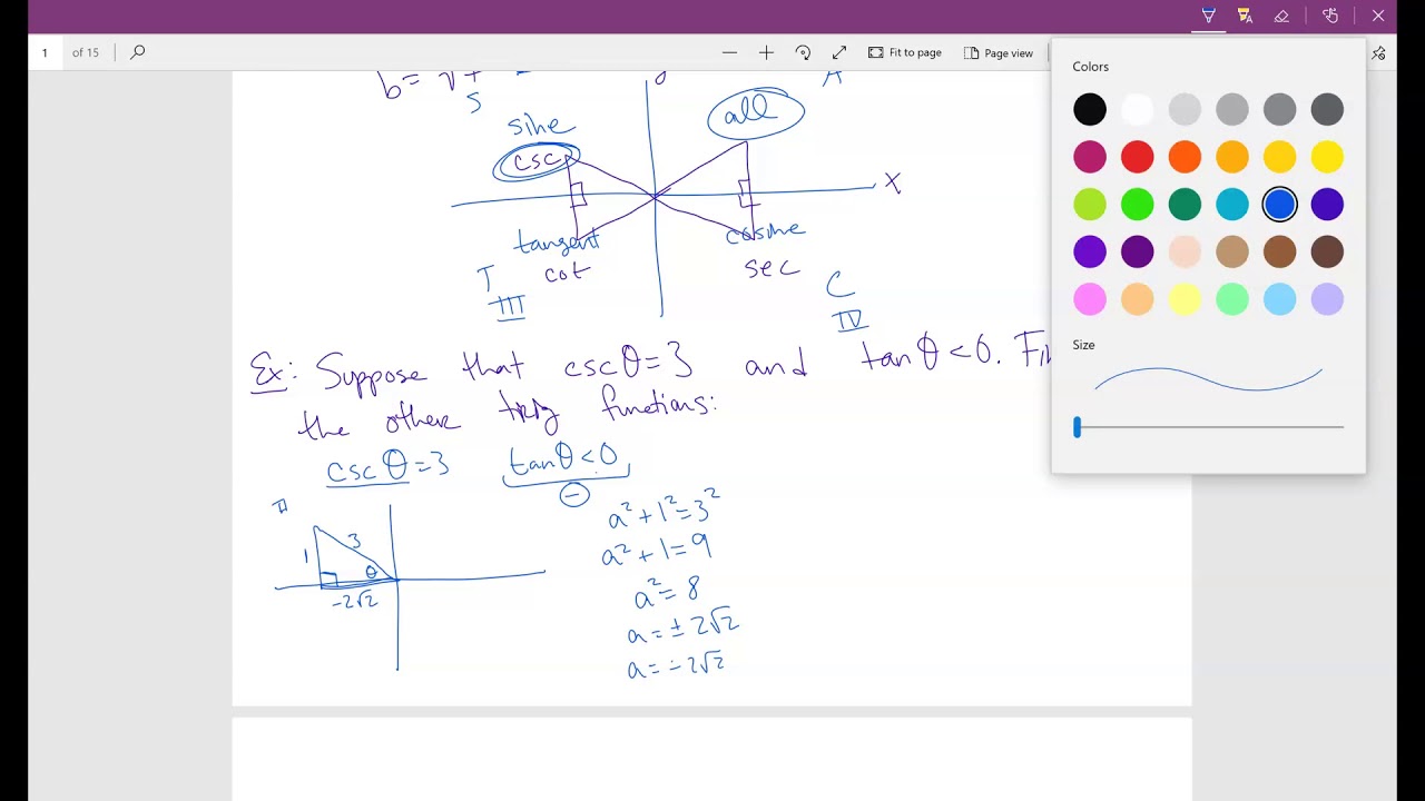 Math 141: Basic Trigonometry Review - YouTube