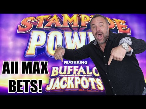Viewer Request Video - Stampede Power featuring Buffalo Jackpots - All Max Bets