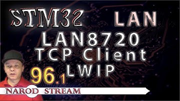 Программирование МК STM32. Урок 96. LAN8720. LWIP. TCP Client. Часть 1