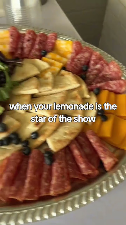 this lemonade hits the spot!