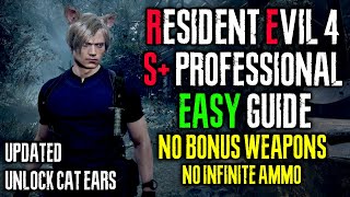 RESIDENT EVIL 4 REMAKE PROFESSIONAL S+ GUIDE (NO BONUS WEAPONS) screenshot 4