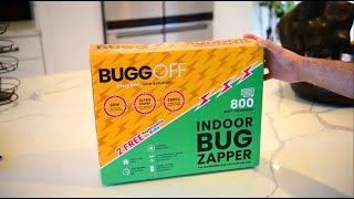 BuggOff Indoor 20 watt Commercial and residential bug Zapper setup video