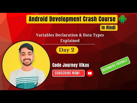 Kotlin for Beginners | Day 2 | Variables and Data Types Explained - YouTube