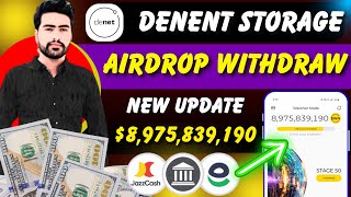 how to withdraw denet storage airdrop | denet storage airdrop withdrawal | denet airdrop withdraw