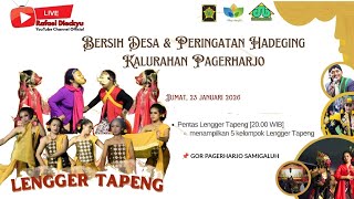Download Lagu 🔴LIVE LENGGER TAPENG BERSIH DESA \u0026 PERINGATAN HARI JADI KALURAHAN PAGERHARJO MP3