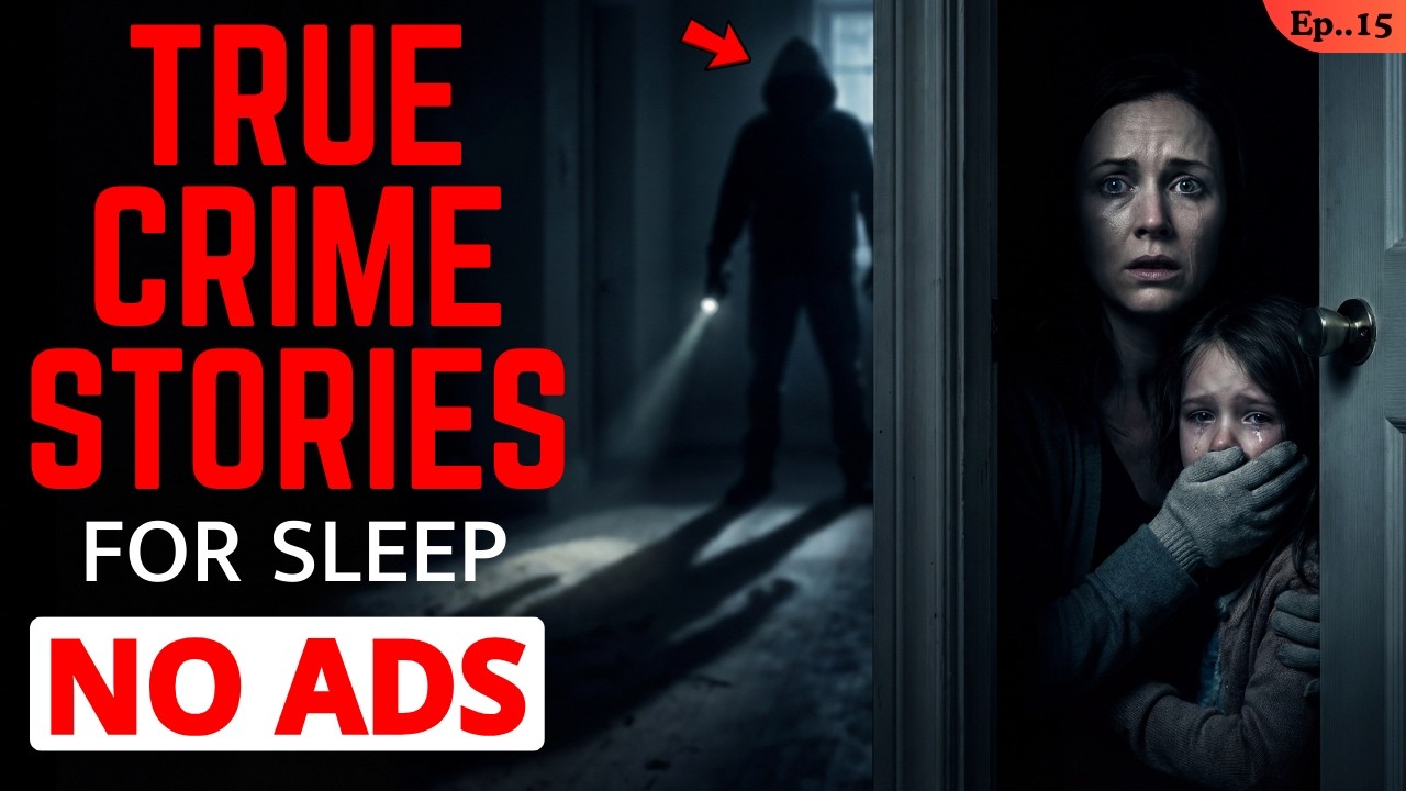 Disturbing True Crime Cases for Sleep | Relaxing Rain Ambience | 🔴 NO ADS 🔴 | Black Screen | Ep..15