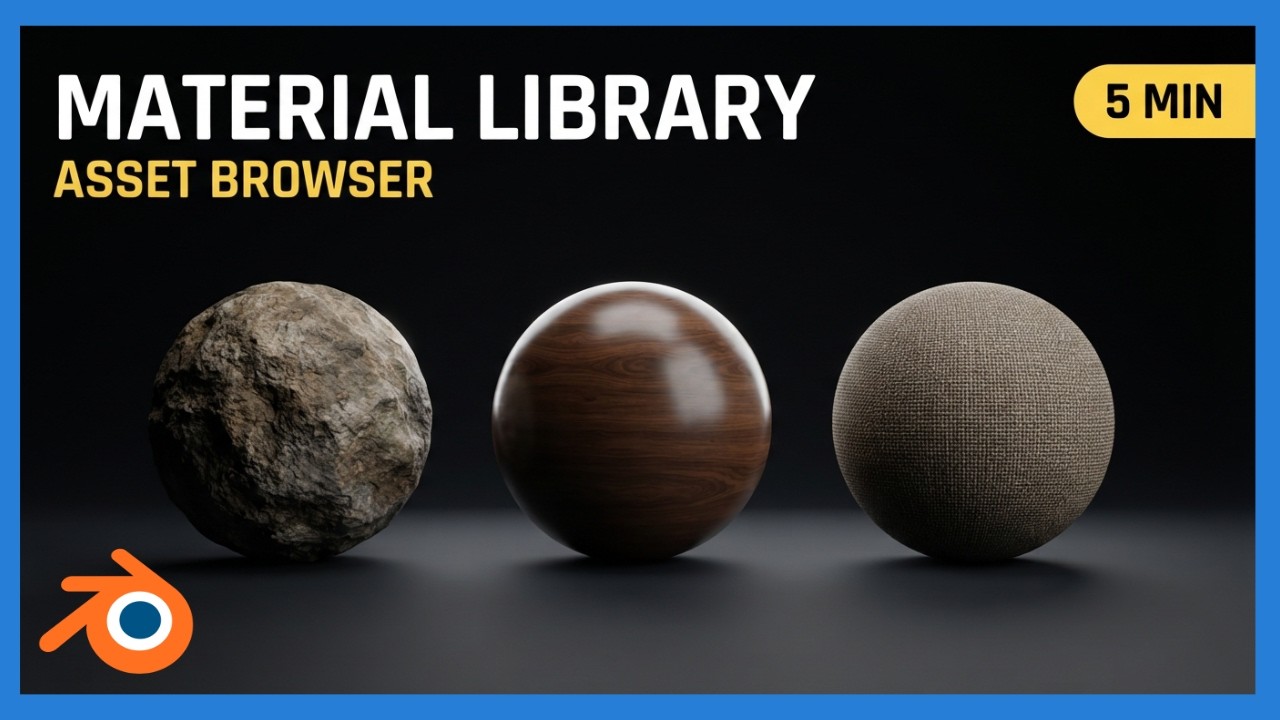 Master the Blender Asset Browser: Create a Material Library in 5 Mins ...
