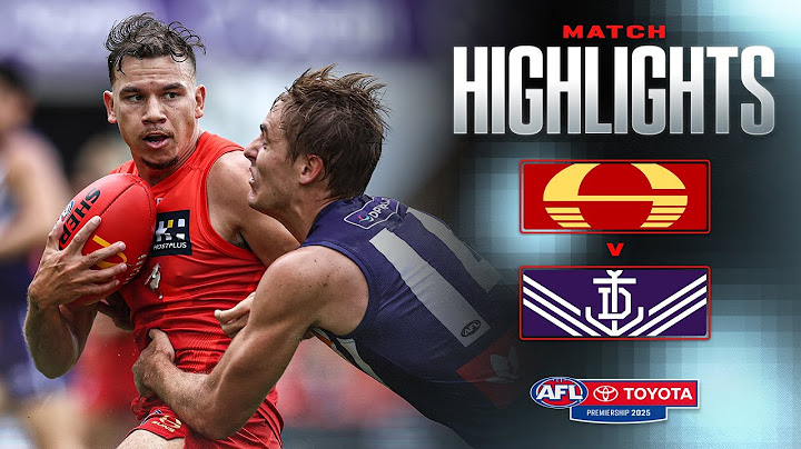 Gold Coast Suns v Fremantle Highlights | Round 12, 2025 | AFL