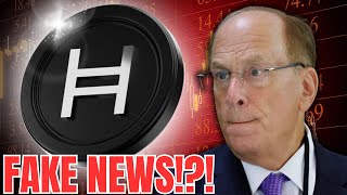 Was The Hedera Hashgraph HBAR, BlackRock News Fake???