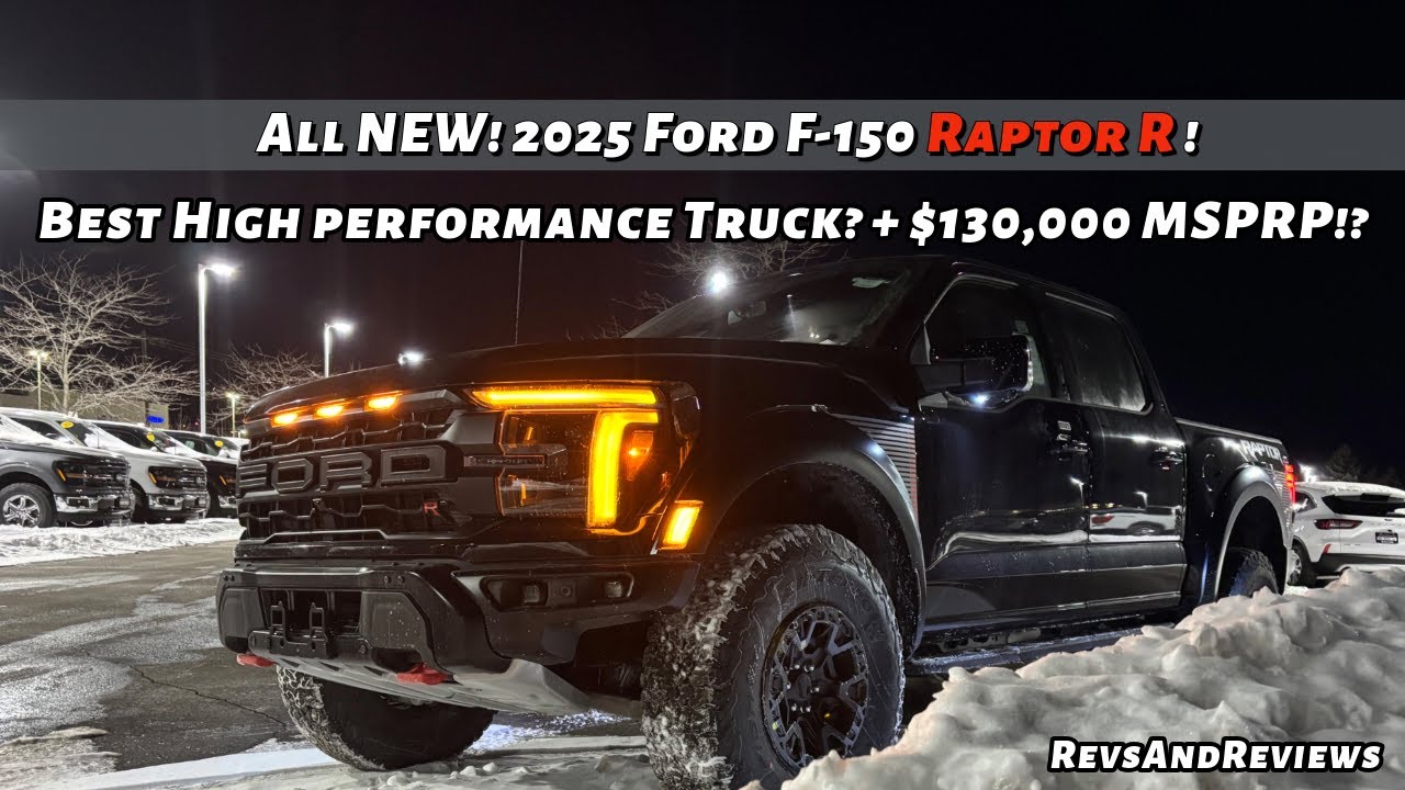 BEST High Performance Off Roading Truck!? 2025 Ford F-150 Raptor R ...