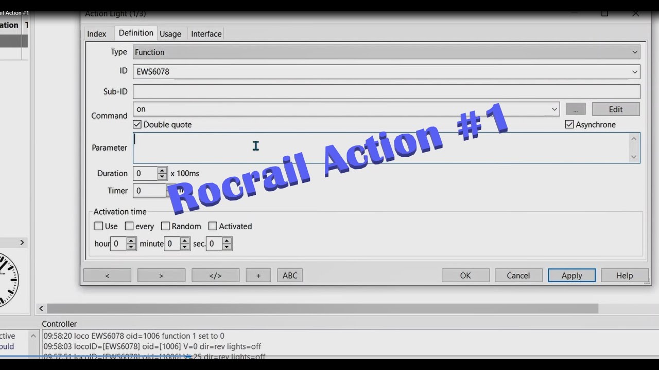 Rocrail Action #1