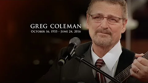 GREG COLEMAN TRIBUTE