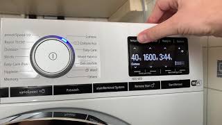 Toegepast Afstoting experimenteel Siemens WM16XGH1GB iQ700 iSensoric 10kg - Programmes overview - YouTube