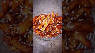 Soy Sauce and Honey Glazed Potatoes food easyrecipe recipe potato snack vegetarian recipes