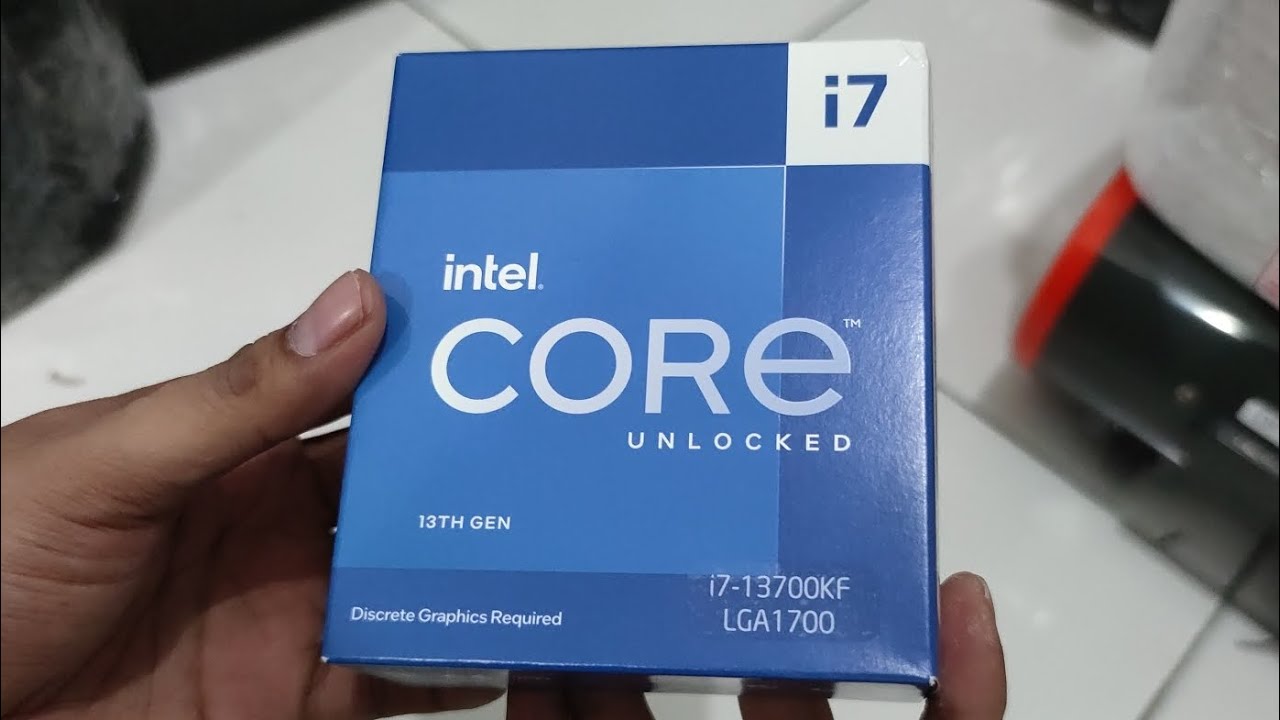 intel i7 13700KF - Unboxing 