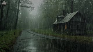 Beat Stress Within 5 Minutes to Sleep Soundly with Heavy Rain & Thunderstorm on a Tin Roof at Night