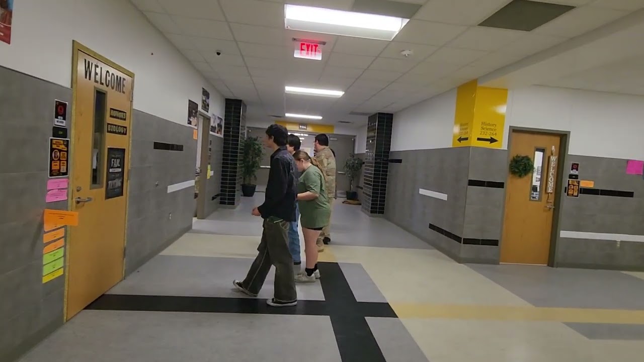 First part of pep rally 