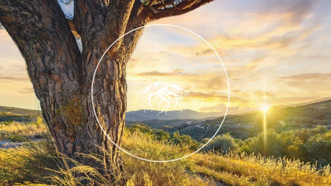 Relaxing Music with Beautiful Sunset in Tuscany - Calming, Meditation Music, Soothing Music 4K