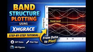 Band Structure Plotting Using XMGRACE | Step-by-Step Tutorial