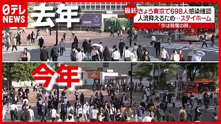 GW初日は人出“大幅増加”…西村大臣「今は我慢の時、ステイホームを」（2021年4月30日放送「news every.」より）