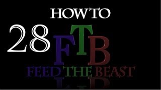Liquid Transposer & Redstone Energy Conduits - How to Feed the Beast in Minecraft - 28