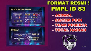 RESMI ❗️PMPL ID SEASON 3 - mulai tanggal berapa ? dan format baru seperti sistem di PMGC!