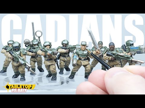 How To Paint Cadian Shock Troops for Warhammer 40,000 — thumbnail