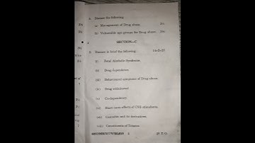 Drug Abuse question paper BA sem 2nd June#2023 #subscribe #drugabuse #pup #youtubeshorts #viral
