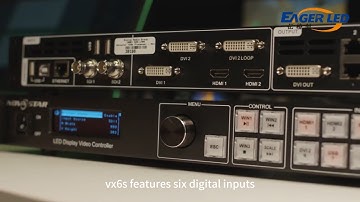 Novastar LED Display Sign Video Controller Novastar VX6S 丨EagerLED LED Screen Wall Controller