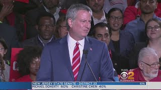 Mayor Bill De Blasio Cruises To Re-Election