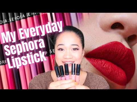 MY SEPHORA LIQUID LIPSTICK BEST SELLING NATURAL COLORS