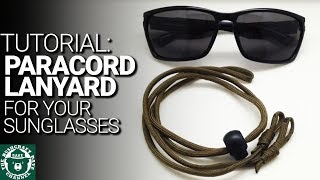 DIY Sunglass Paracord Strap (Sunglasses)