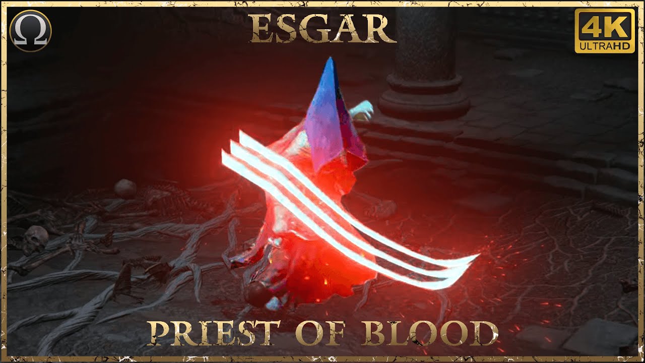 Elden Ring - Esgar Priest of Blood (Leyndell Catacombs) | 4K | No Hud