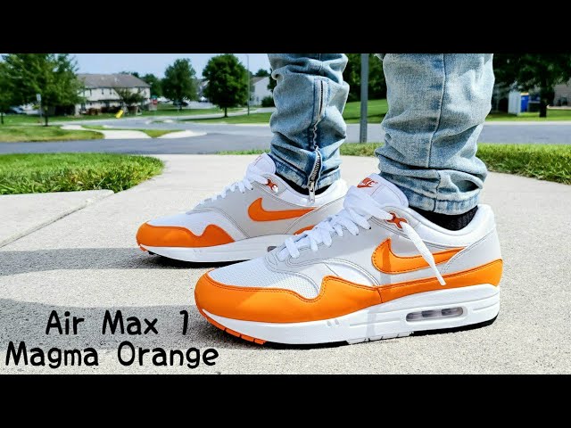 orange magma air max 1