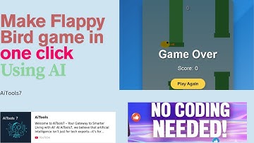"I Made Flappy Bird in ONE CLICK Using AI… 😱 (No Coding Needed!)"