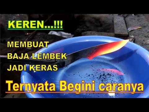 Video: Cara Mengeraskan Baja Untuk Pisau