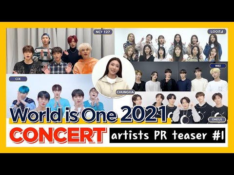 World is One 2021 Concert│artists PR teaser #1
