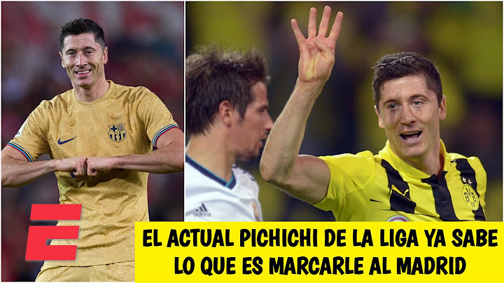 Lewandowski CALIENTA EL CLÁSICO Real Madrid vs Barcelona. Ya le hizo seis goles al Madrid | La Liga