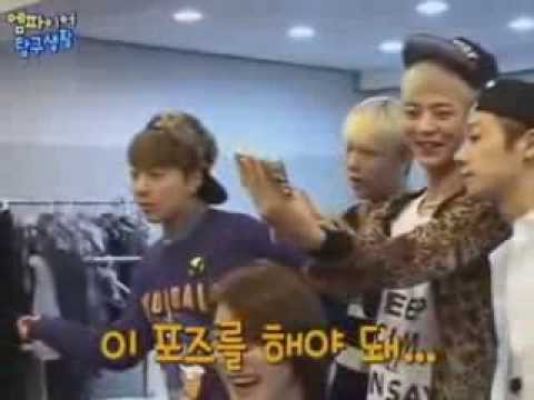 M Pire dancing and practicing at Apinks NoNoNo 480p