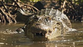 Large marine crocodile #MutantAnimals#ImpossibleCreatures#RealisticAnimals#NatureMystery#ViralShorts