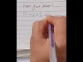New Math test #mathfun