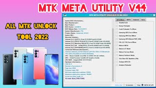 Mtk Auth Bypass Tool 2022  Mtk Meta Utility V44  All Mtk Unlock Tool