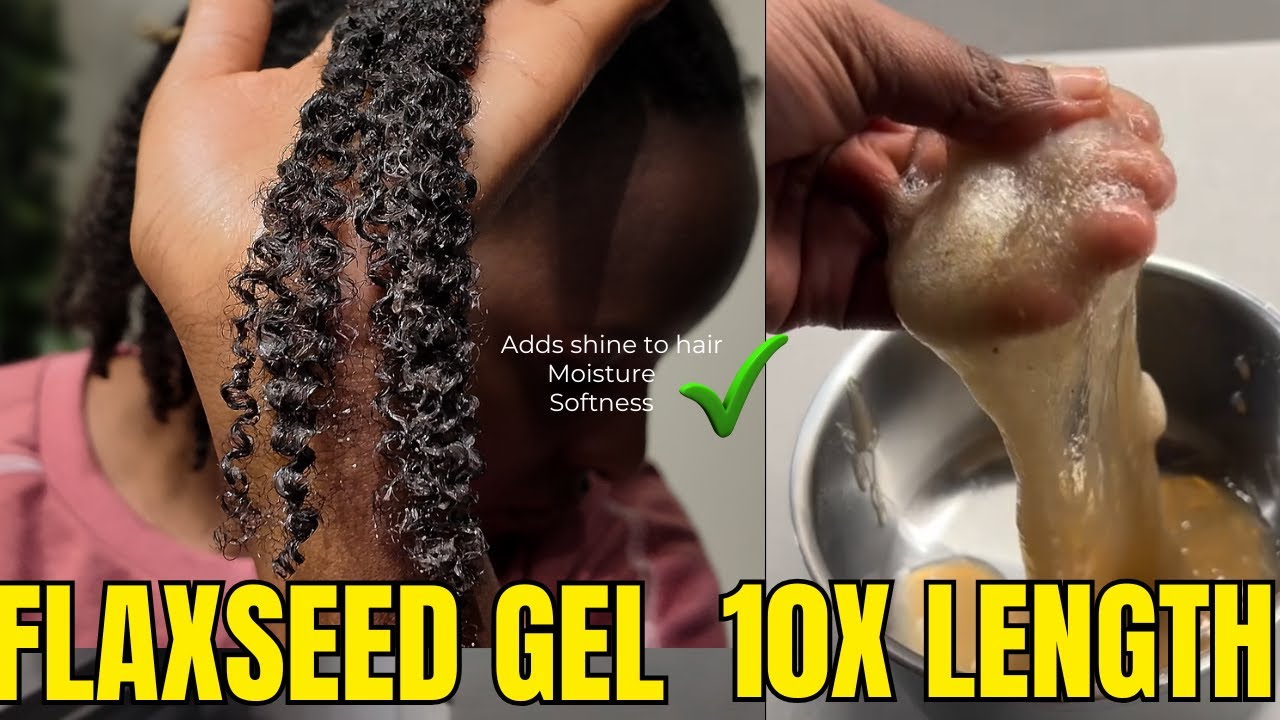 how to use flaxseed gel for hair growth| DRY to SILKY SOFT in Minutes 💦