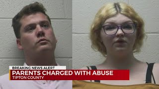 Parents charged with abuse of Tipton County child